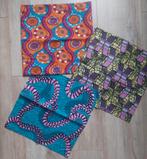 Kussenhoesjes Afrikaanse stof / 3, Huis en Inrichting, Woonaccessoires | Kussens, Ophalen of Verzenden, Nieuw, Vierkant