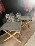 Vouwkruk bamboe twee stuks, Ophalen, 50 tot 100 cm, Zo goed als nieuw, Minder dan 100 cm