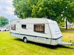 Tec Weltbummler Creation 555# Airco# 2007#Voortent#Frans bed, T.E.C., Rondzit, Lengtebed, Bedrijf