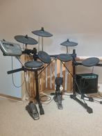 Elektrische drumstel met versterker, Ophalen, Gebruikt, Overige merken