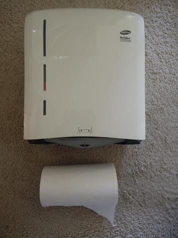Handdoekautomaat met 2 rollen. Merk Hagleitner. beschikbaar voor biedingen