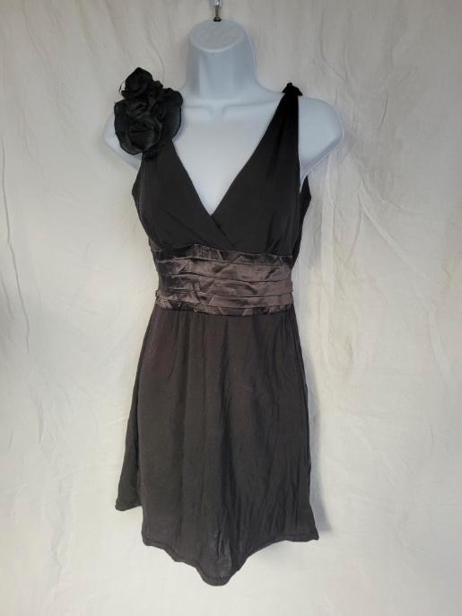 Elegante zwarte jurk mt S/M merk Silver Star, Kleding | Dames, Jurken, Zo goed als nieuw, Maat 36 (S), Zwart, Boven de knie, Ophalen of Verzenden