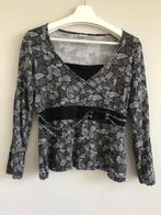 Zwart wit shirt maat S, Overige kleuren, Ophalen of Verzenden, Zo goed als nieuw, Lange mouw