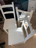 3 IKEA Stoelen - Gratis Af te Halen, Huis en Inrichting, Stoelen, Ophalen, Gebruikt, Drie, Wit