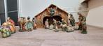 Oude GROTE Kerststal met Stenen Beelden, Antiek en Kunst, Antiek | Religie, Ophalen