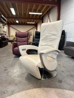 Relaxfauteuil , wit leren design relax fauteuil stoel ZGAN, 2871SK, Mariansoliak8@gmail.com, Ophalen of Verzenden, Zo goed als nieuw