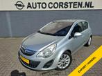 Opel Corsa 1.4-16V 5Drs Navi Ecc Trekhaak Cruise Control Cos, Auto's, Voorwielaandrijving, Zwart, 4 cilinders, Leder en Stof