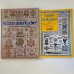 Twee boeken Kruissteek merklappen en patronen, Ophalen of Verzenden, Patroon