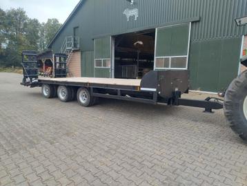 Jpm oprijdwagen dieplader 3 asser 24 ton  (nl kenteken) beschikbaar voor biedingen