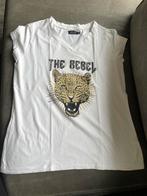 Dames tshirt met opdruk maat XL, Ophalen of Verzenden, Zo goed als nieuw, Maat 46/48 (XL) of groter, Korte mouw