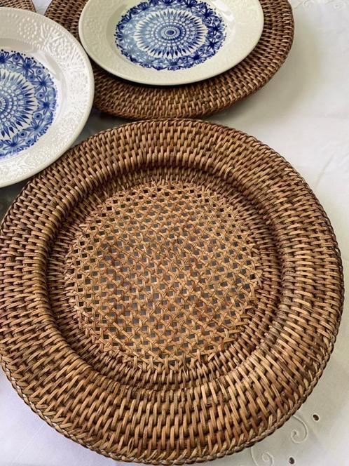 Birma Rotan onderborden, Huis en Inrichting, Woonaccessoires | Onderzetters, Zo goed als nieuw, Overig, Ophalen
