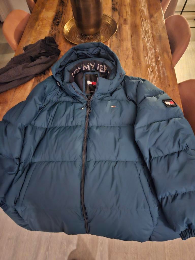 Tommy Hilfiger jas heren 4xl, Kleding | Heren, Jassen | Winter, Ophalen, Zo goed als nieuw, Overige maten, Blauw