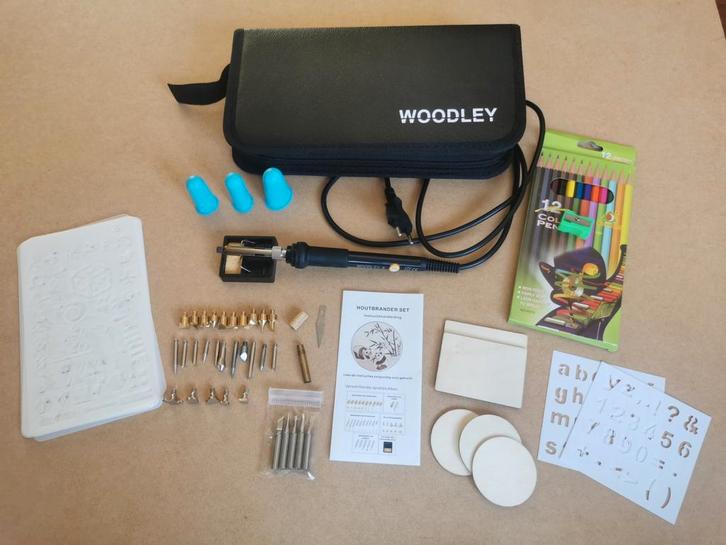 Woodley houtbrander set, Hobby en Vrije tijd, Elektronica-componenten, Zo goed als nieuw, Ophalen