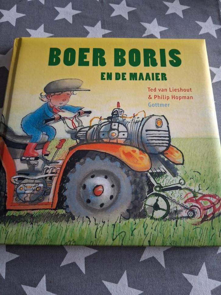 Boek boer boris en de maaier, Boeken, Prentenboeken en Plaatjesalbums, Gelezen, Ophalen of Verzenden