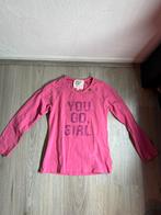 Roze meisjes top you go girl van mim-pi, Kinderen en Baby's, Kinderkleding | Maat 128, Ophalen of Verzenden, Zo goed als nieuw
