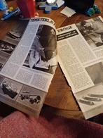 Artikel scheepswerf op eerste verdieping Haarlem Hans Brood, Verzamelen, Ophalen of Verzenden, Zo goed als nieuw, Kaart, Foto of Prent