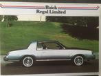 Folder van Buick Regal Ltd, circa 1980, Ophalen of Verzenden, Nieuw, Overige merken