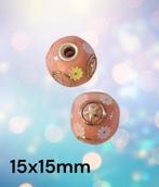 Bohemian Kralen - 15mm Kralen met 4mm Gat, 21 stuks, Hobby en Vrije tijd, Kralen en Sieraden maken, Ophalen of Verzenden
