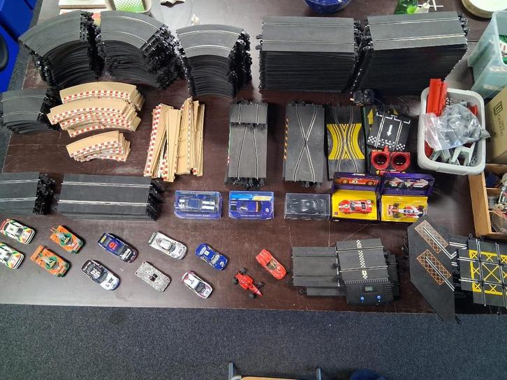 Mega Scalextric verzameling, Kinderen en Baby's, Speelgoed | Racebanen, Gebruikt, Racebaan, Elektrisch, Overige merken, Ophalen