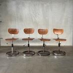 Oude fabrieksstoel, stoel, vintage stoelen, industrieel, Ophalen