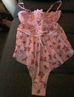 Shein roze playsuit lingerie, maat L, Ophalen of Verzenden, Roze