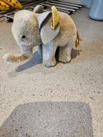 Steiff Olifantje jaren 50 met knop en vaantje, Ophalen of Verzenden