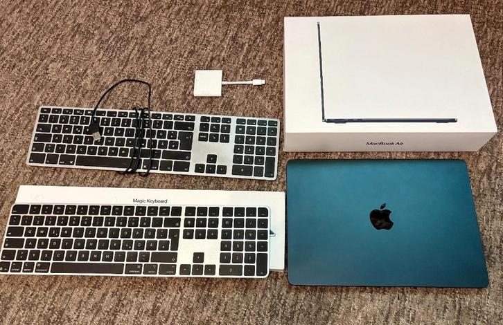 MacBook Air M4 13"  2TB SSD 16GB RAM  Accessoires  Factuu, Computers en Software, Apple Macbooks, Zo goed als nieuw, MacBook Air