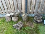 Wilg boomstammen, Tuin en Terras, Haardhout, Minder dan 3 m³, Ophalen, Overige houtsoorten, Blokken