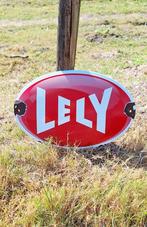 Lely emaille reclamebord🚜, Ophalen, Reclamebord, Gebruikt, .
