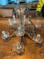 3 Kroonluchters - Veenendaal, Huis en Inrichting, Lampen | Kroonluchters, Ophalen, Gebruikt, Glas