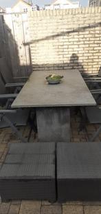 Natuurstenen tuintafel 100 x 200, Tuin en Terras, Tuinsets en Loungesets, Overige materialen, Tuinset, Eettafel, Gebruikt