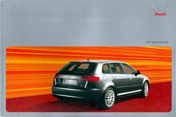 Brochure Audi A3 Sportback 2003 beschikbaar voor biedingen