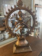 messing Shiva Nataraja, dansgod hindoe-idool 38 cm, Ophalen of Verzenden, Gebruikt