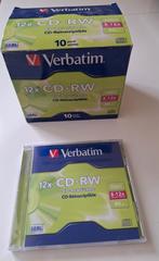 Verbatim CD-RW, totaal 7 stuks nog in het plastic., Computers en Software, Beschrijfbare discs, Nieuw, Ophalen