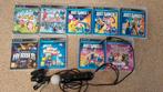 PS3 Move + Camera + 9 Games, Ophalen of Verzenden, Gebruikt, Met 1 controller, Met games