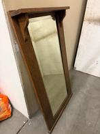 Antieke spiegel hout, Ophalen, Zo goed als nieuw, Minder dan 100 cm, Rechthoekig