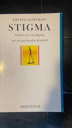 Stigma, Ervin Goffman, Sociale wetenschap, Ophalen of Verzenden, Erving Goffman, Zo goed als nieuw
