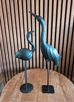 2 ijzeren vogels 52 cm en 42 cm hoog, Ophalen of Verzenden