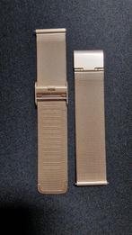 Smartwatch / horlogebandje milanese licht goud 20 mm, Ophalen of Verzenden, Zo goed als nieuw