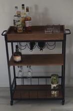 Keukentrolley / Serveerwagen industrieel, Huis en Inrichting, Tafels | Sidetables, Ophalen, Zo goed als nieuw, Industrieel, 50 tot 100 cm