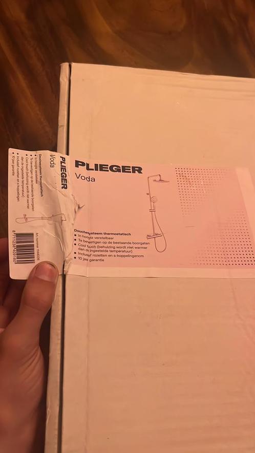 Douchesysteem  Plieger Voda Thermostatisch– NIEUW, Huis en Inrichting, Badkamer | Badkamermeubels, Nieuw, Overige typen, Minder dan 100 cm