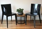 Molteni & C stoelen zwart 2 stuks, Ophalen, Kunststof, Gebruikt, Twee