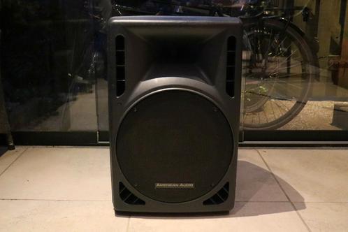 American Audio 15" inch actieve speaker 400 watt!, Audio, Tv en Foto, Professionele Audio-, Tv- en Video-apparatuur, Gebruikt