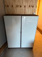 Bruin ikea kantoor met 3 kasten en verstelbaar bireau, Huis en Inrichting, Kasten | Boekenkasten, Ophalen, Kunststof, Gebruikt