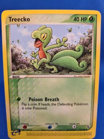 Treecko 75/109 - Ruby &amp; Sapphire beschikbaar voor biedingen