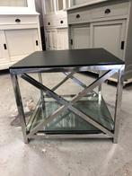 2 Salon/ bijzettafels Rivièra Maison, Huis en Inrichting, Tafels | Salontafels, 50 tot 100 cm, Rond, Zo goed als nieuw, Minder dan 50 cm