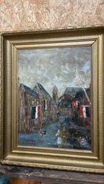 Oud hollandse school (XX) 16 augustus 1945, Antiek en Kunst, Ophalen of Verzenden