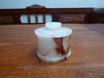 een vintage onyx deksel doosje, Antiek en Kunst, Ophalen of Verzenden