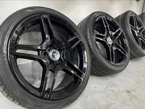 19 inch Mercedes E63 Amg breedset velgen met banden W212, Auto-onderdelen, Banden en Velgen, Banden en Velgen, Zomerbanden, 19 inch