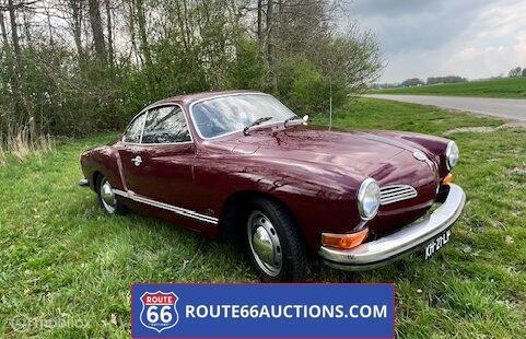 Volkswagen Karmann Ghia 1974 | Route 66 Auctions, Auto's, Oldtimers, Bedrijf, Te koop, Lederen bekleding, Volkswagen, Benzine